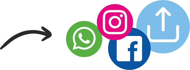 Pfeil - Social Media